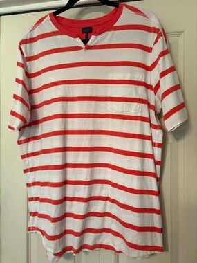 Good Man Striped Tee - cotton sz. XXL